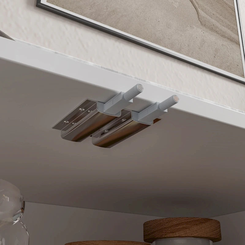 Buffet bibliothèque bahut de 160,5 cm de large avec tiroir et portes relevables