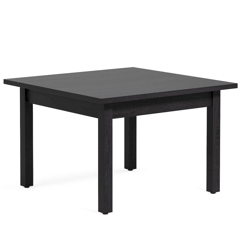 Table à manger carrée de 100 cm avec pieds en bois massif pour 4 personnes, petites tables de cuisine pour salle à manger