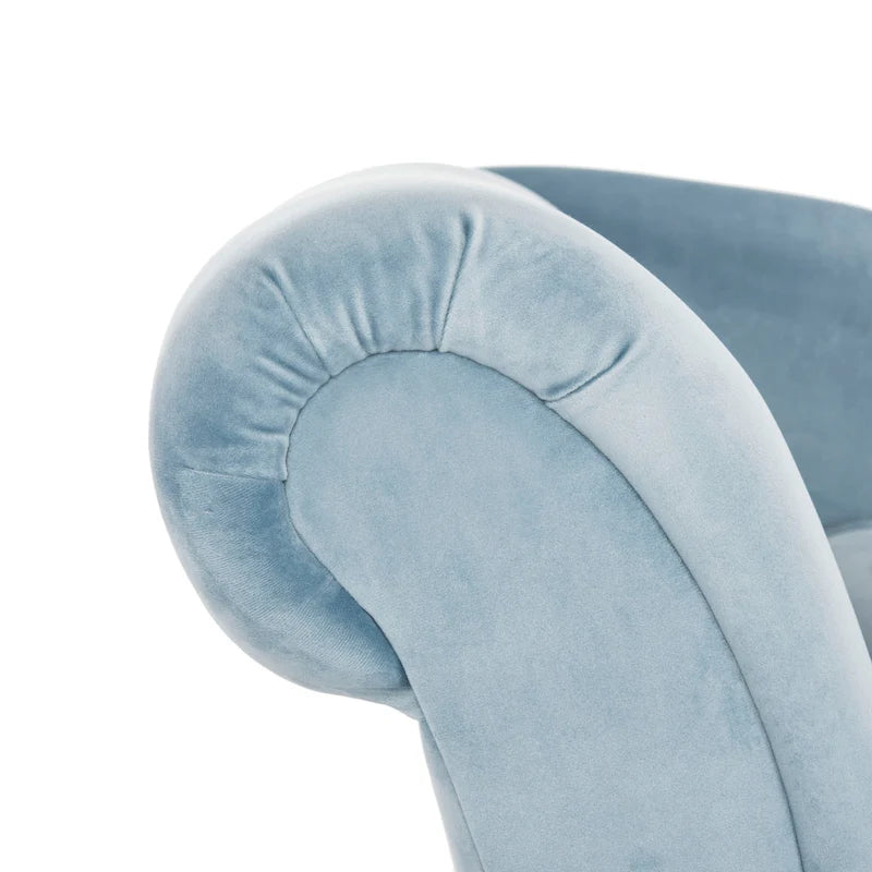 SAFAVIEH Karan Chaise longue moderne du milieu du siècle avec oreiller - 63Lx28Px30H