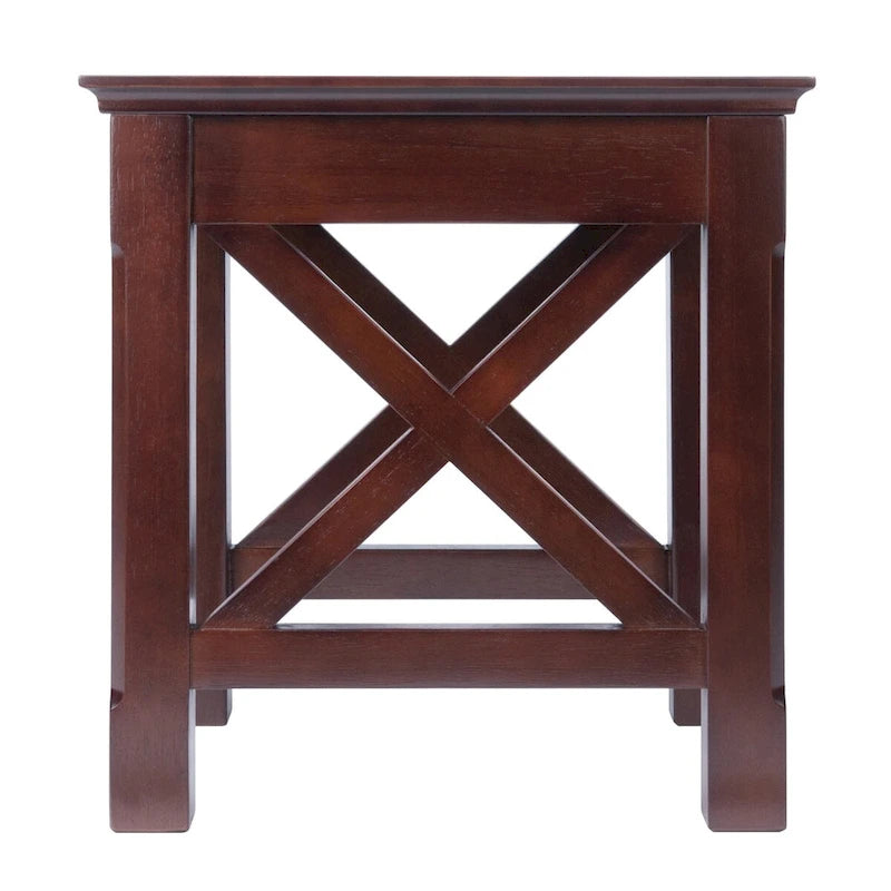 Tables gigognes 3 pièces Xola, cappuccino - 21,1 larg. x 17,3 prof. x 22,1 haut.
