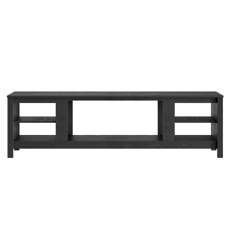 Meuble TV pour Téléviseur 75 Pouces, Table Console, Centre de Divertissement en Bois
