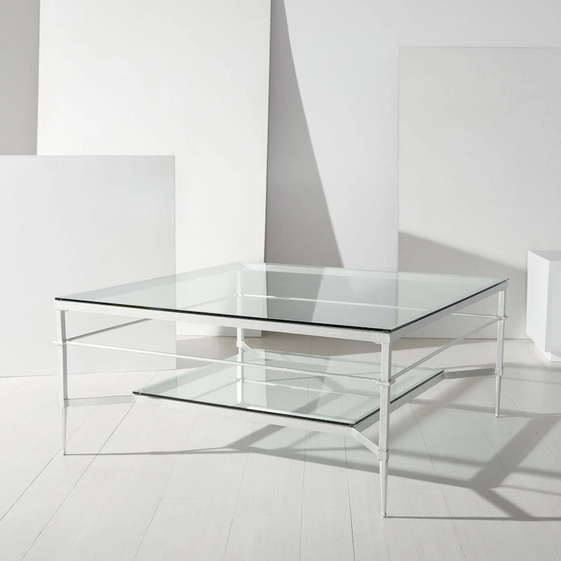 Table Basse Zilpha SAFAVIEH Couture - 43 po L x 43 po P x 20 po H - 43Lx43Px20H