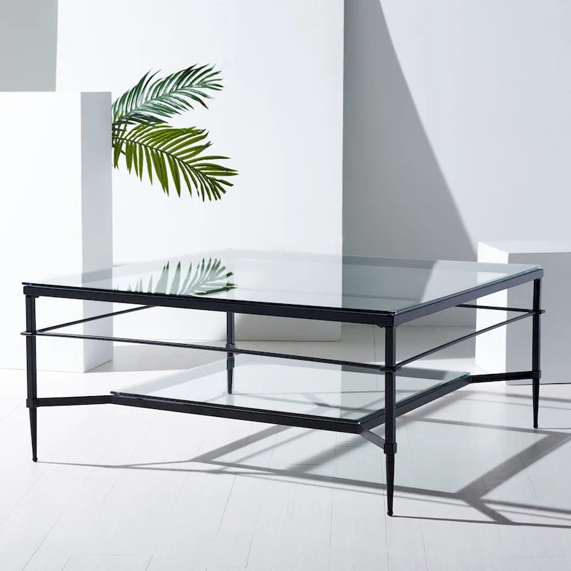 Table Basse Zilpha SAFAVIEH Couture - 43 po L x 43 po P x 20 po H - 43Lx43Px20H