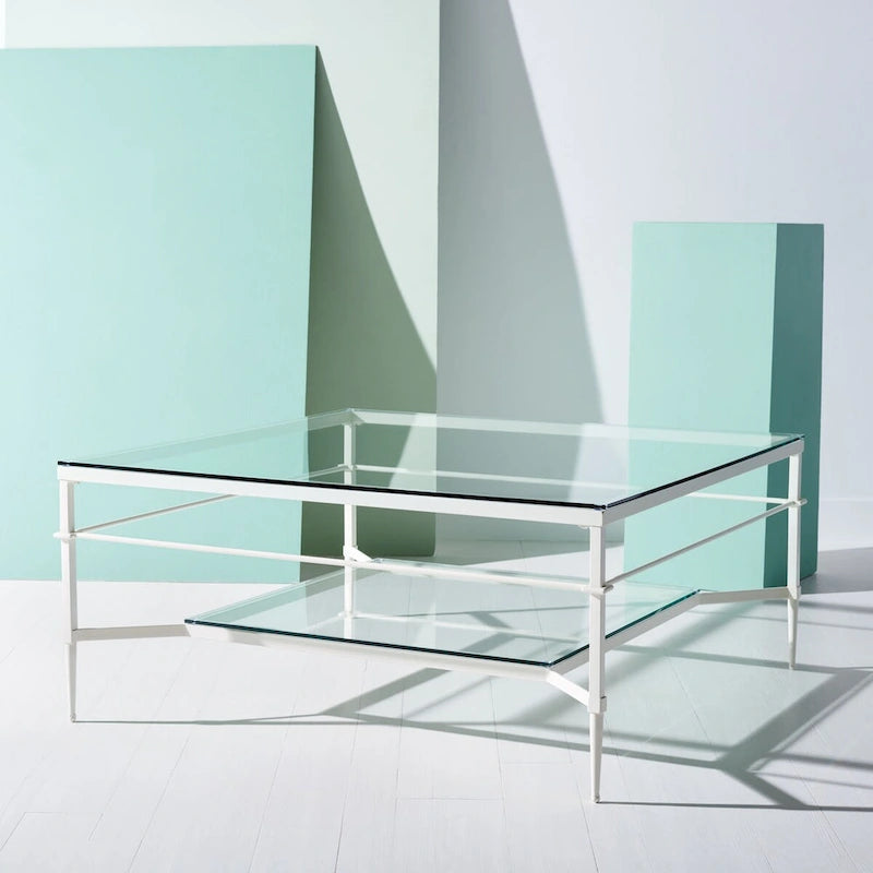 Table Basse Zilpha SAFAVIEH Couture - 43 po L x 43 po P x 20 po H - 43Lx43Px20H