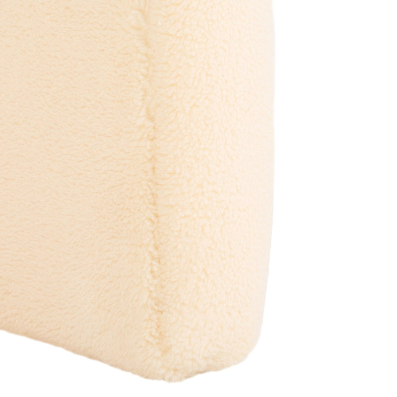 Pouf Alize Safavieh en velours incurvé en cascade