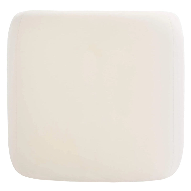 Pouf Alize Safavieh en velours incurvé en cascade