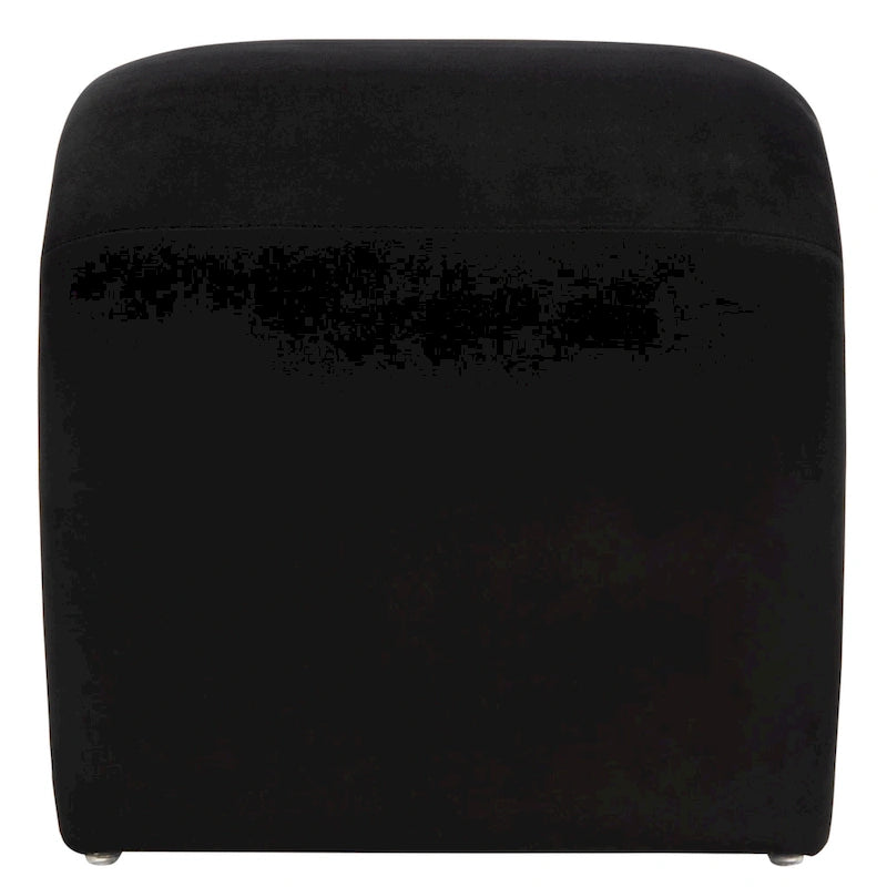 Pouf Alize Safavieh en velours incurvé en cascade