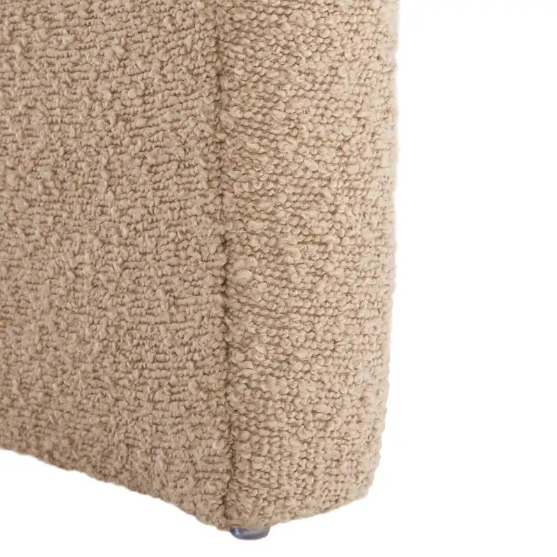 Pouf Alize Safavieh en velours incurvé en cascade