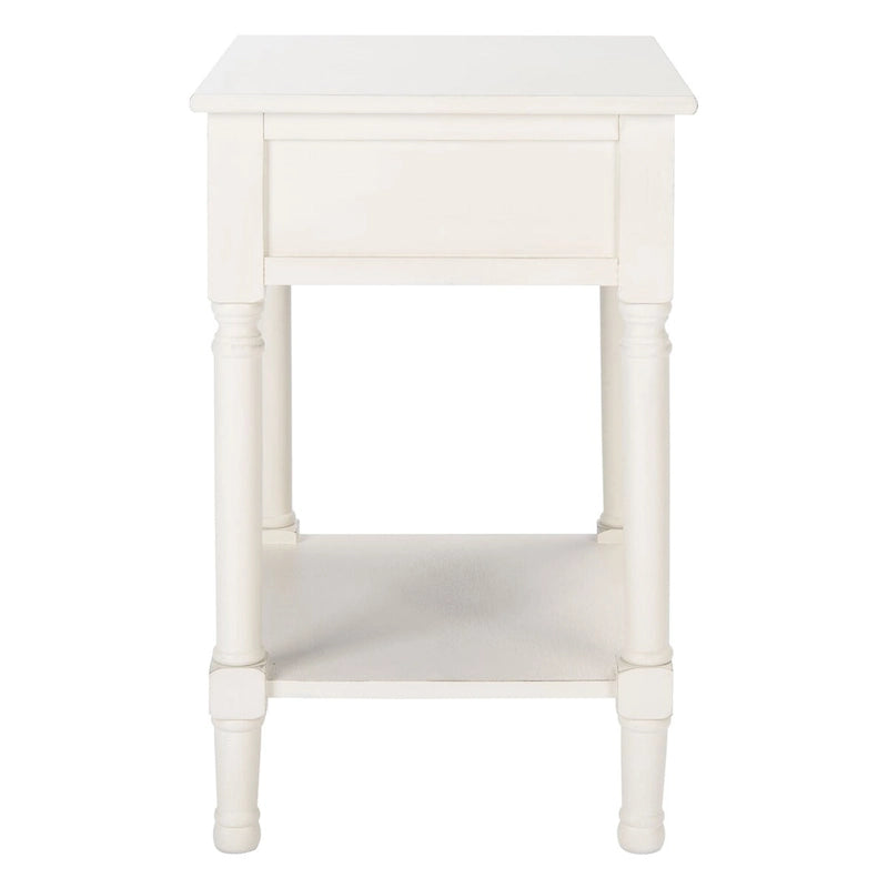 SAFAVIEH Jenny Table d'appoint 1 tiroir - 19 L x 15,8 P x 26 H - 19Lx16Px26H