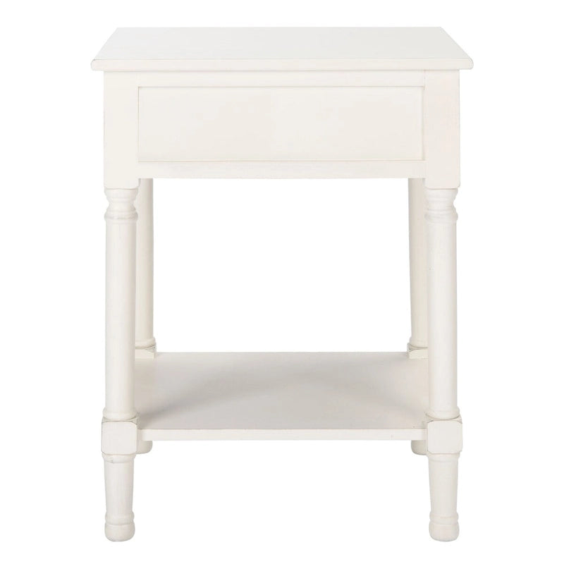 SAFAVIEH Jenny Table d'appoint 1 tiroir - 19 L x 15,8 P x 26 H - 19Lx16Px26H