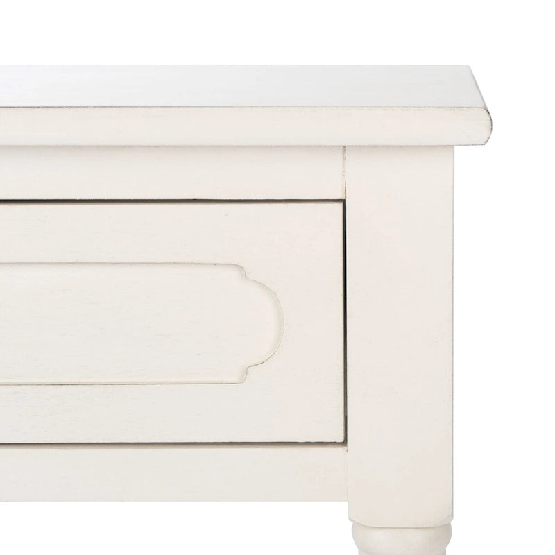 SAFAVIEH Jenny Table d'appoint 1 tiroir - 19 L x 15,8 P x 26 H - 19Lx16Px26H