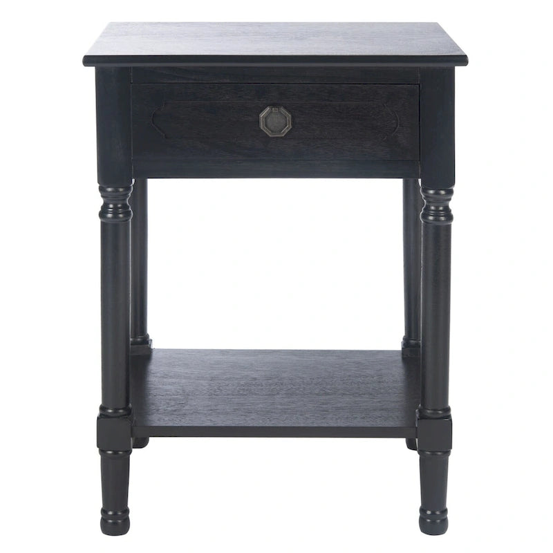 SAFAVIEH Jenny Table d'appoint 1 tiroir - 19 L x 15,8 P x 26 H - 19Lx16Px26H