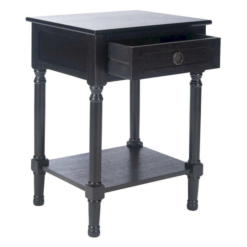 SAFAVIEH Jenny Table d'appoint 1 tiroir - 19 L x 15,8 P x 26 H - 19Lx16Px26H