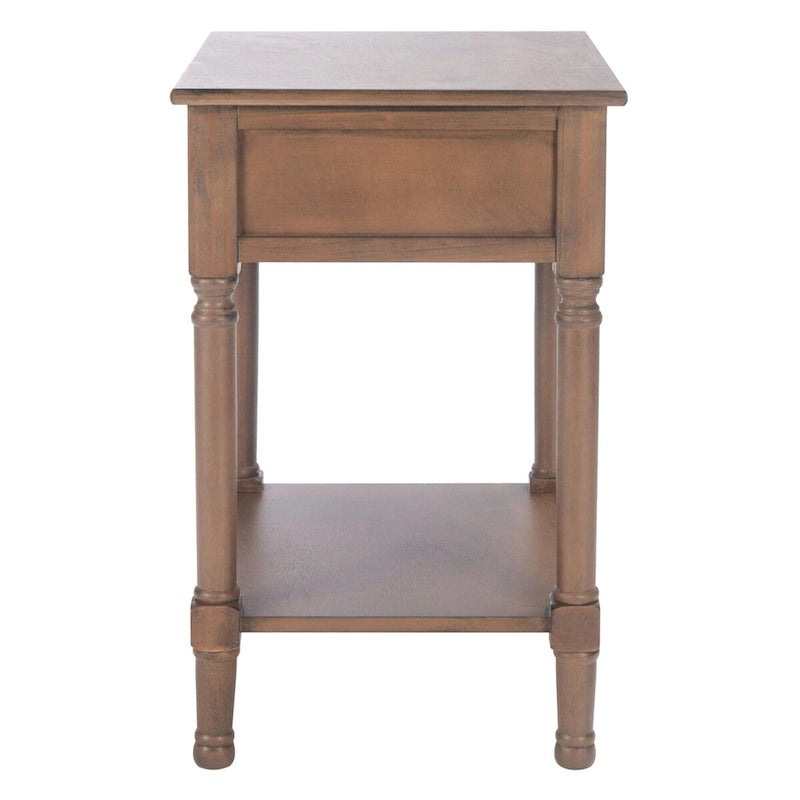 SAFAVIEH Jenny Table d'appoint 1 tiroir - 19 L x 15,8 P x 26 H - 19Lx16Px26H