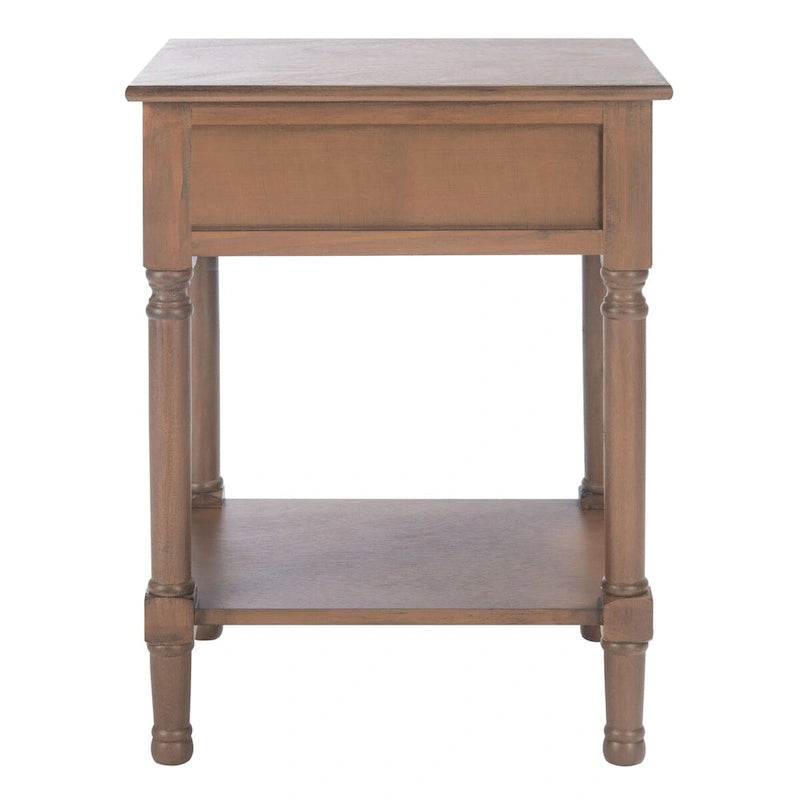SAFAVIEH Jenny Table d'appoint 1 tiroir - 19 L x 15,8 P x 26 H - 19Lx16Px26H