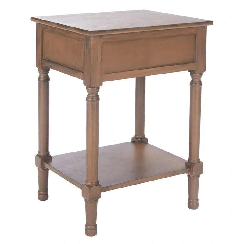 SAFAVIEH Jenny Table d'appoint 1 tiroir - 19 L x 15,8 P x 26 H - 19Lx16Px26H