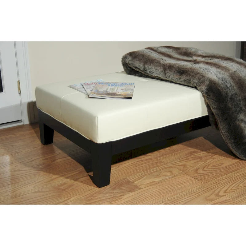 SAFAVIEH Kirsten Pouf de cocktail en bois massif