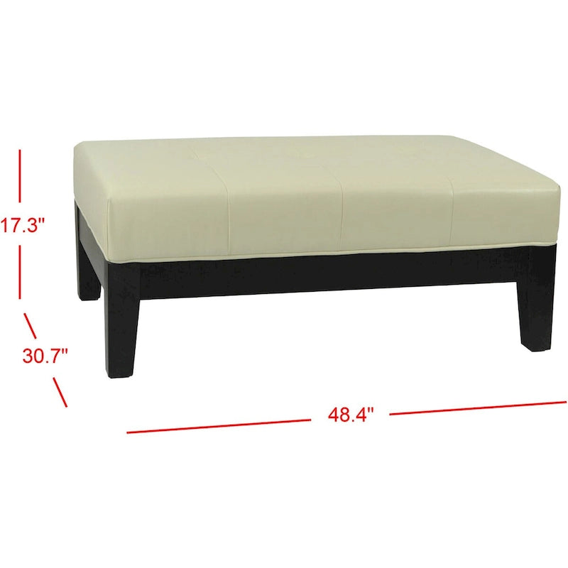 SAFAVIEH Kirsten Pouf de cocktail en bois massif