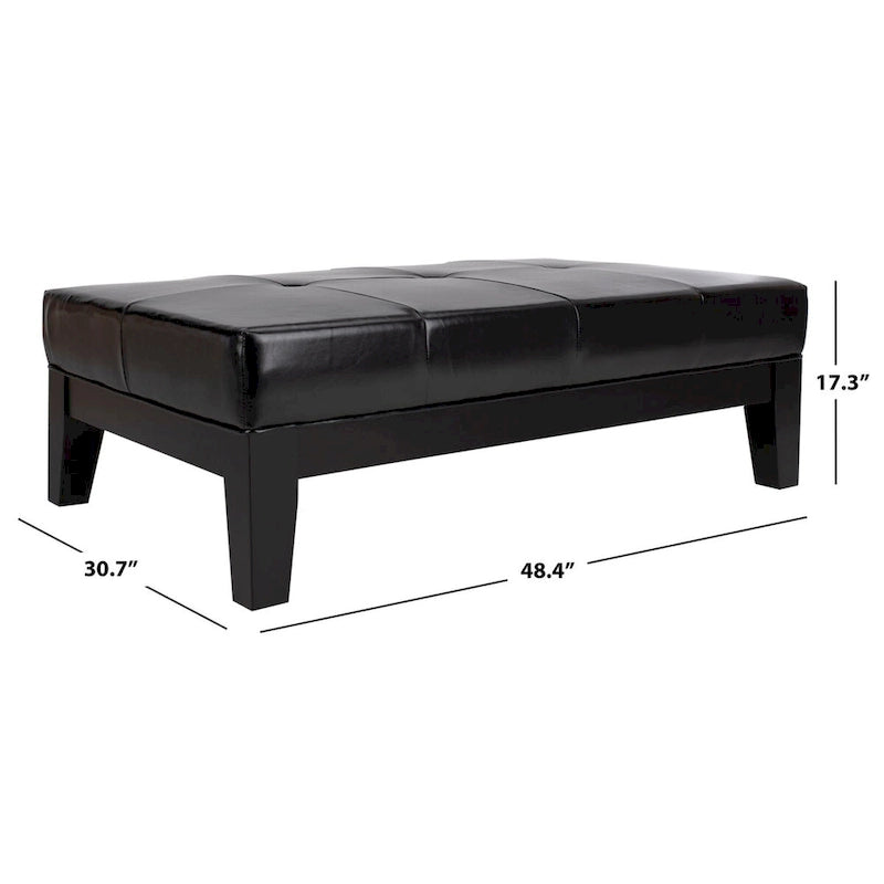 SAFAVIEH Kirsten Pouf de cocktail en bois massif