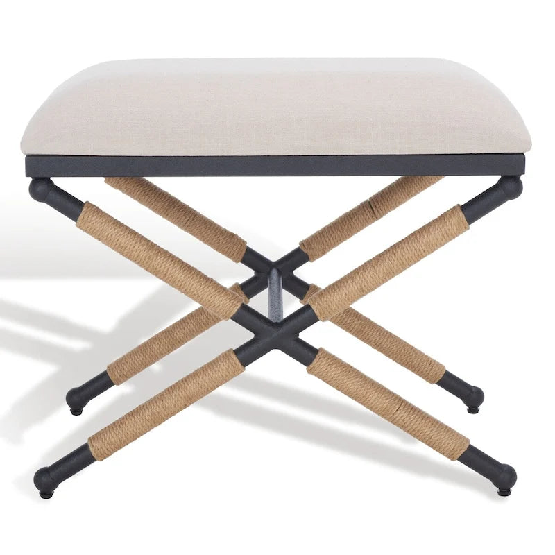 Pouf Herlinde en chanvre de SAFAVIEH Couture