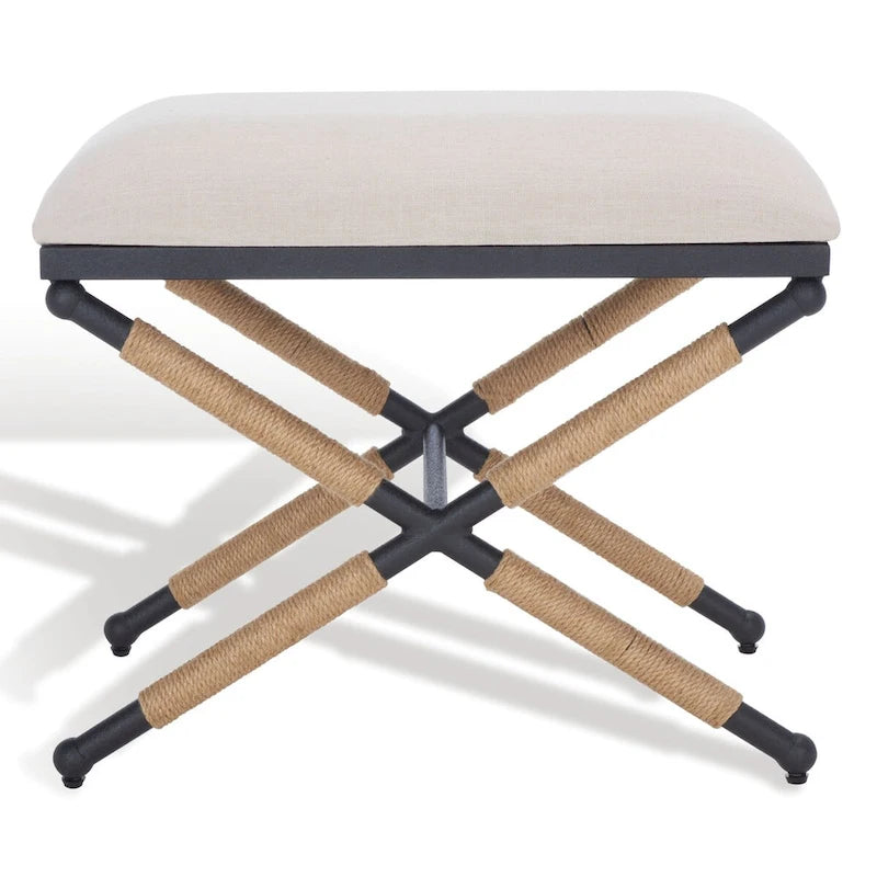 Pouf Herlinde en chanvre de SAFAVIEH Couture