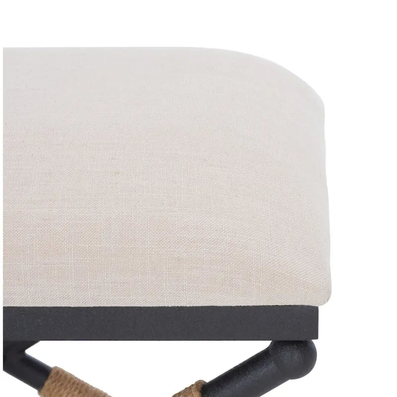 Pouf Herlinde en chanvre de SAFAVIEH Couture