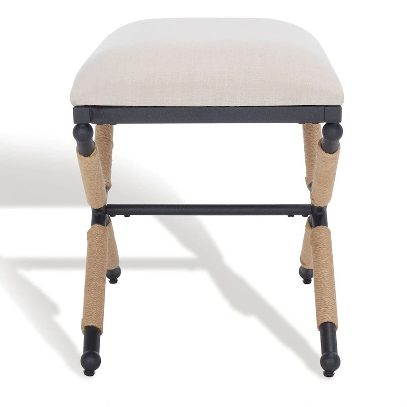 Pouf Herlinde en chanvre de SAFAVIEH Couture