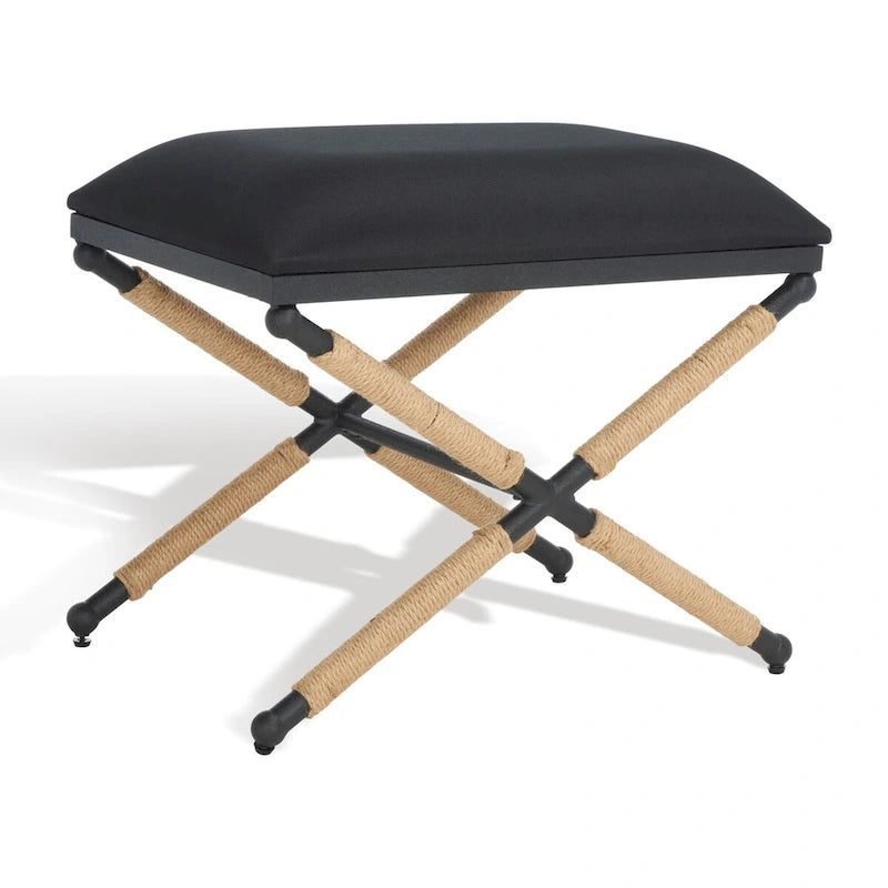 Pouf Herlinde en chanvre de SAFAVIEH Couture