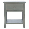 Table de chevet SAFAVIEH Martina avec tiroir de rangement (entièrement assemblée) - 18,1 x 15 x 22,2 - 18L x 15P x 22H