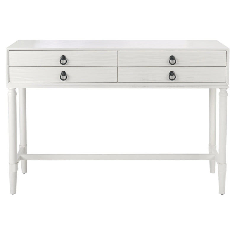 Table console SAFAVIEH Beaulah à 4 tiroirs - 42 L x 13 P x 29,5 H - 42Lx13Px30H
