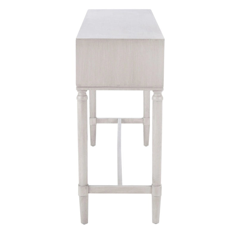 Table console SAFAVIEH Beaulah à 4 tiroirs - 42 L x 13 P x 29,5 H - 42Lx13Px30H
