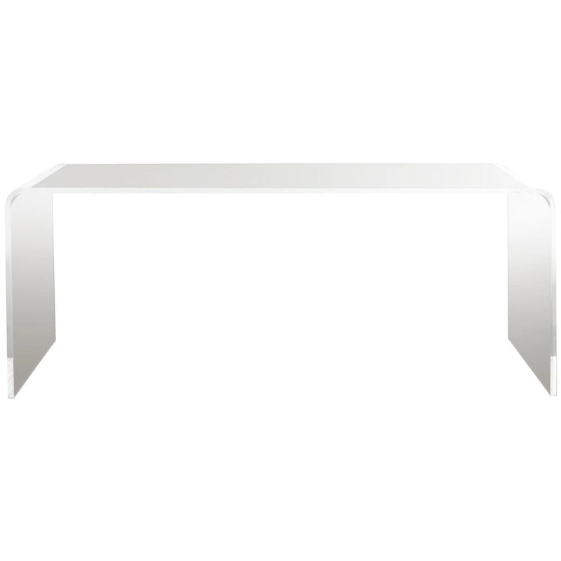 Table basse en acrylique transparent Alfredine de SAFAVIEH - 35,4 x 17,7 x 13,8 - 35Px18Px14H