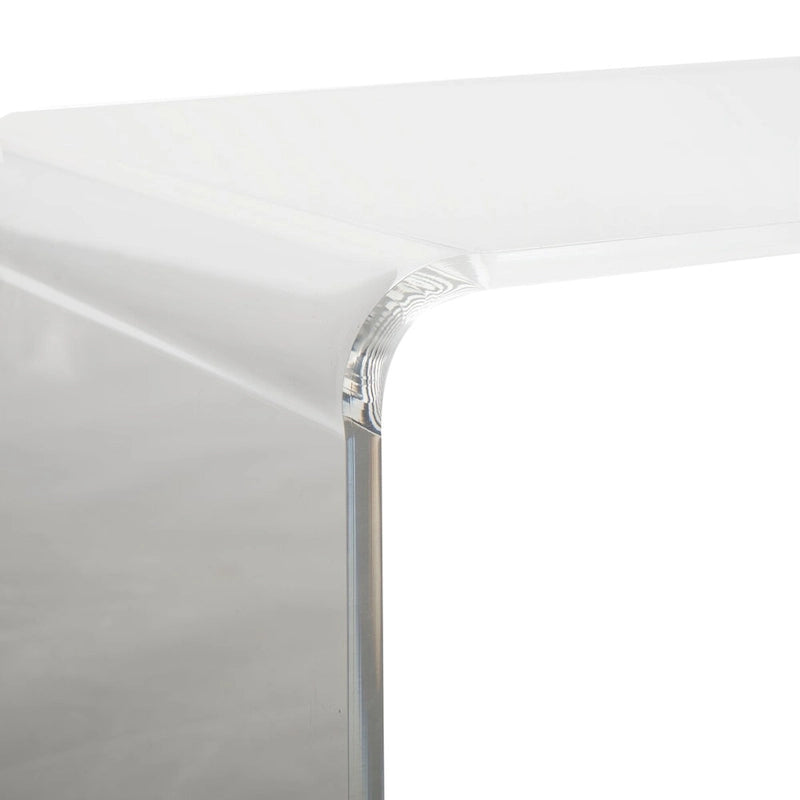Table basse en acrylique transparent Alfredine de SAFAVIEH - 35,4 x 17,7 x 13,8 - 35Px18Px14H