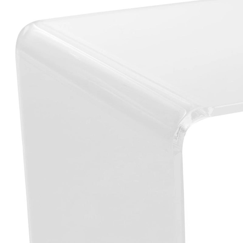 Table basse en acrylique transparent Alfredine de SAFAVIEH - 35,4 x 17,7 x 13,8 - 35Px18Px14H