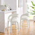 Lot de deux tabourets de comptoir en velours Pinnacle Performance