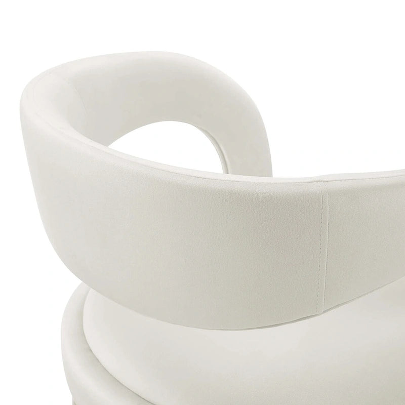 Lot de deux tabourets de comptoir en velours Pinnacle Performance