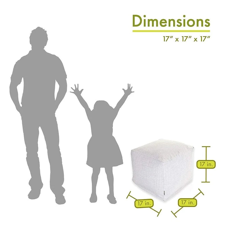 Pouffe cube d'intérieur Majestic Home Goods Wales