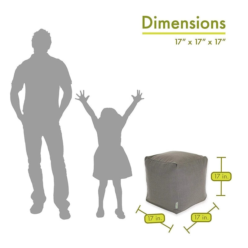 Pouffe cube d'intérieur Majestic Home Goods Wales
