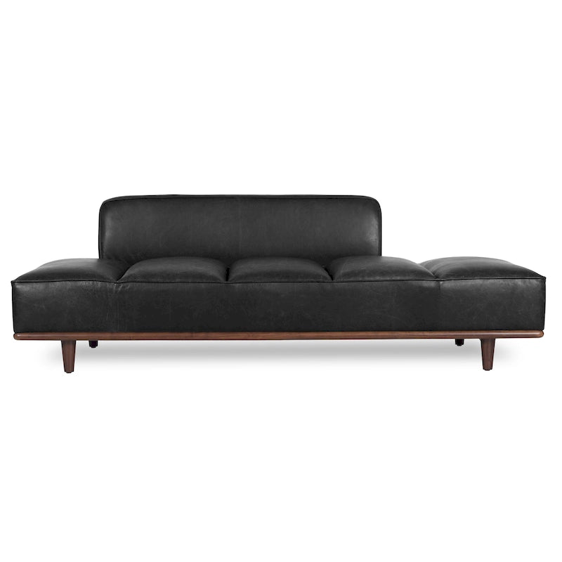 Lit de repos Jasper Poly & Bark - Cuir véritable pleine fleur italien