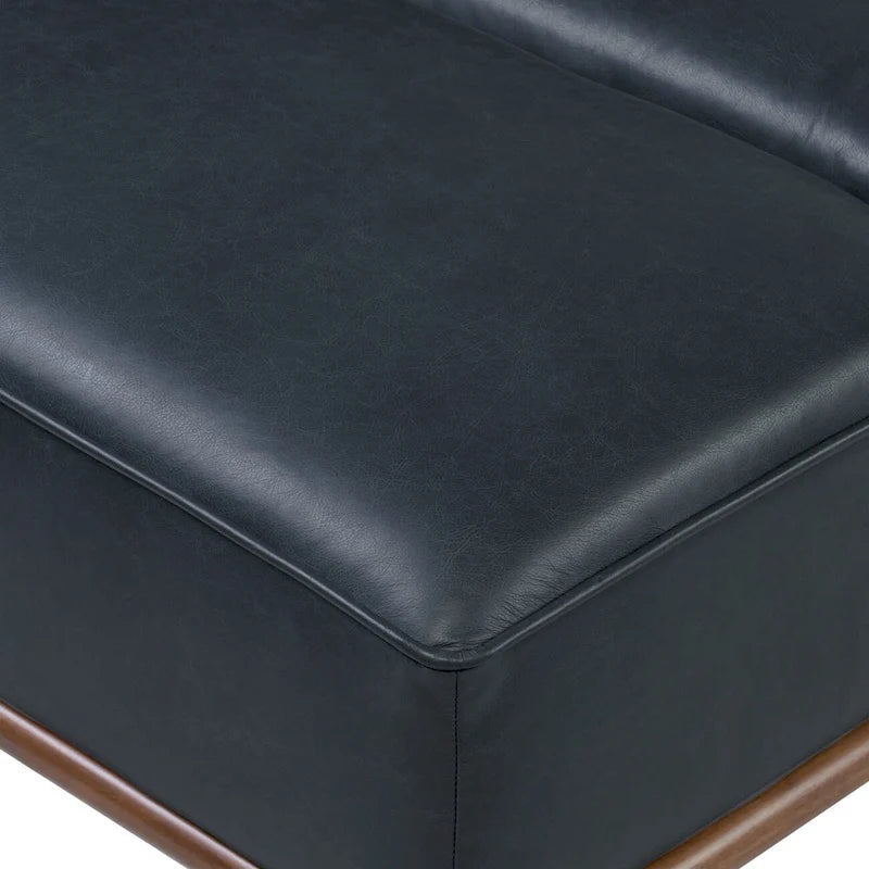 Lit de repos Jasper Poly & Bark - Cuir véritable pleine fleur italien