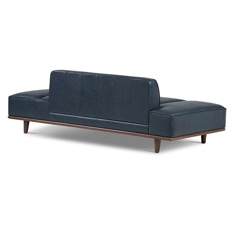 Lit de repos Jasper Poly & Bark - Cuir véritable pleine fleur italien