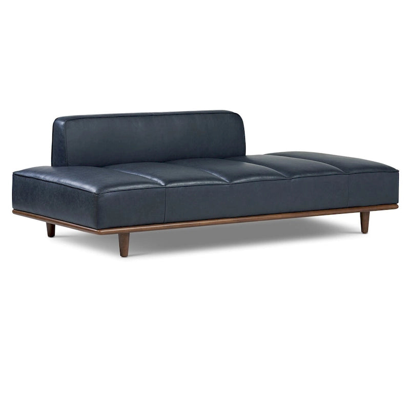 Lit de repos Jasper Poly & Bark - Cuir véritable pleine fleur italien
