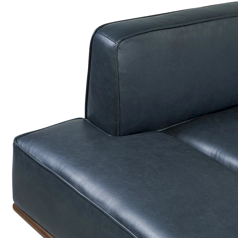 Lit de repos Jasper Poly & Bark - Cuir véritable pleine fleur italien