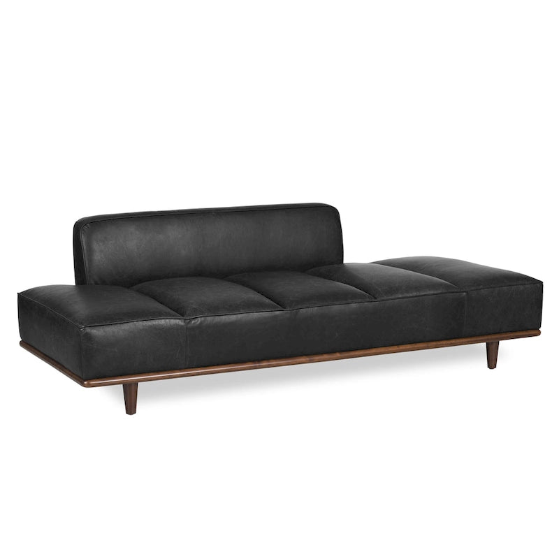 Lit de repos Jasper Poly & Bark - Cuir véritable pleine fleur italien