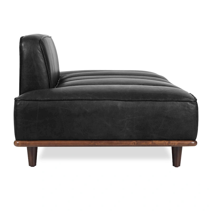 Lit de repos Jasper Poly & Bark - Cuir véritable pleine fleur italien