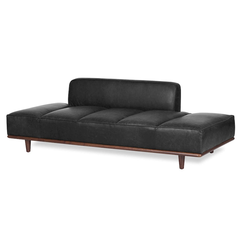 Lit de repos Jasper Poly & Bark - Cuir véritable pleine fleur italien