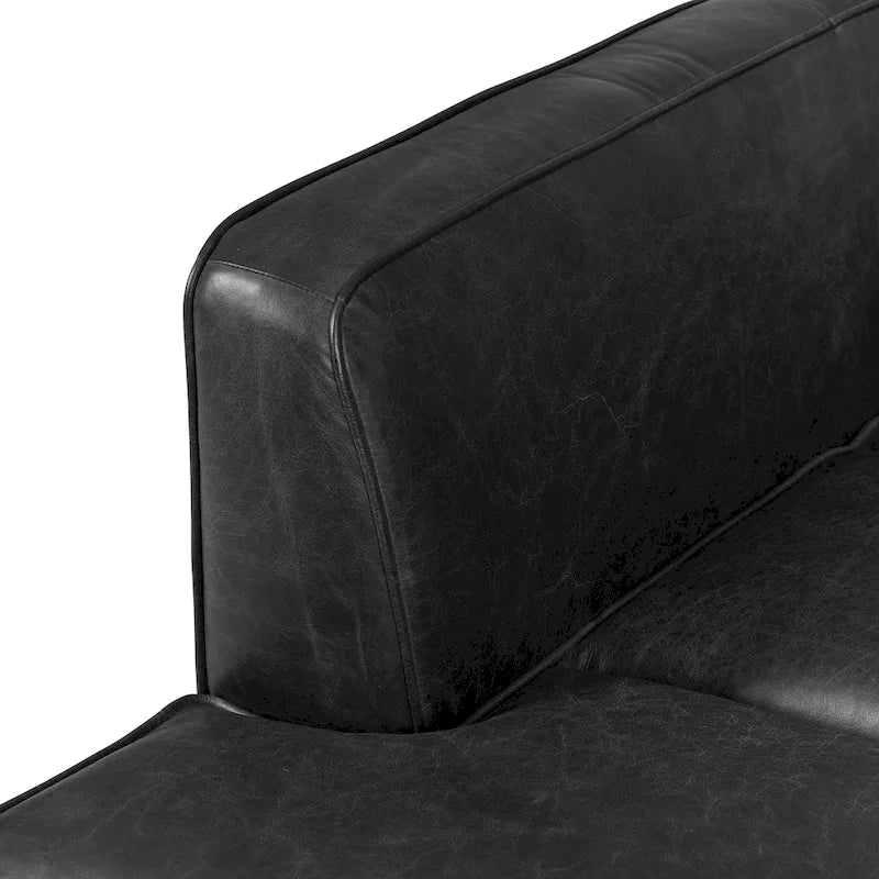 Lit de repos Jasper Poly & Bark - Cuir véritable pleine fleur italien