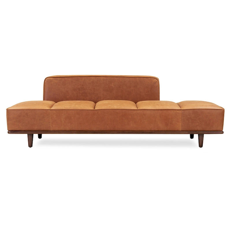 Lit de repos Jasper Poly & Bark - Cuir véritable pleine fleur italien