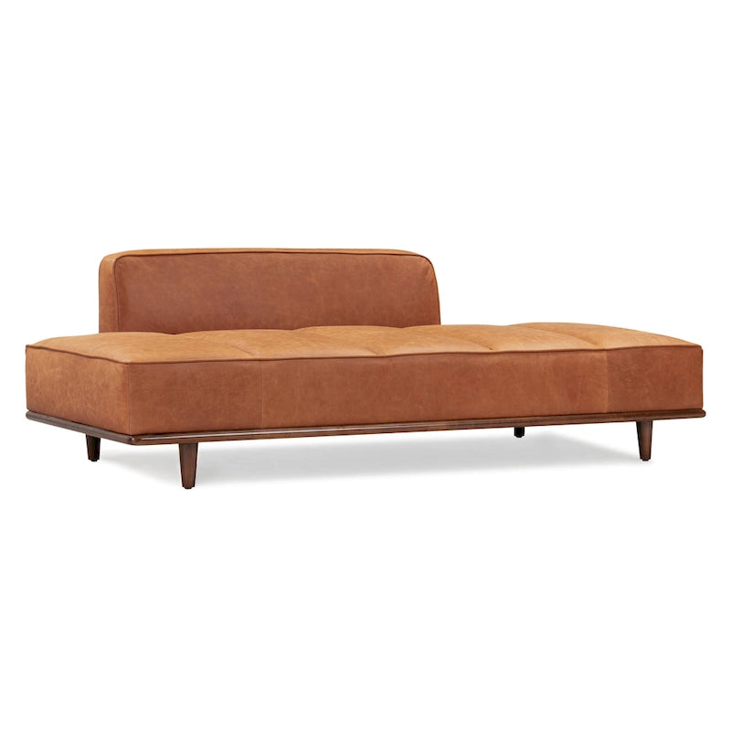 Lit de repos Jasper Poly & Bark - Cuir véritable pleine fleur italien