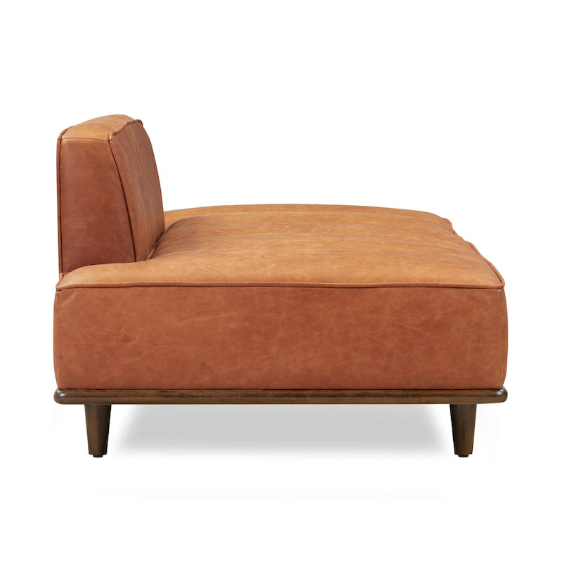 Lit de repos Jasper Poly & Bark - Cuir véritable pleine fleur italien